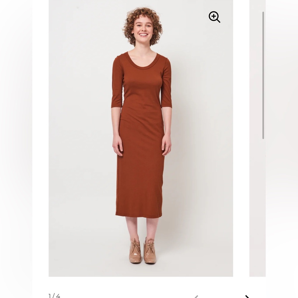 Cognac Jerry dress size 00 Raquel Allegra